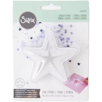 Sizzix Dimensional Star 3 Inch Shaker Domes 6pk