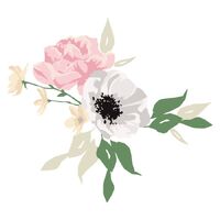 Sizzix Layered Clear Stamps Set 13PK Watercolour Bouquet