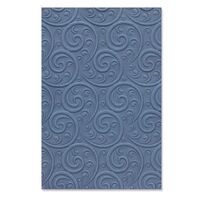 Sizzix 3-D Textured Impressions Embossing Folder - Ornamental Spiral by 666054
