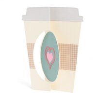 Sizzix Thinlits Die Set 8PK - Card, Café by Jen Long 666125