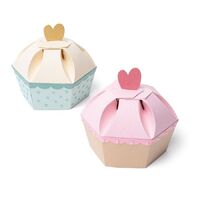 Sizzix Thinlits Plus Die Set 2PK Fabulous Cupcake Box