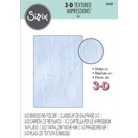 Sizzix 3-D Textured Impressions Embossing Folder Sparkly Ornaments