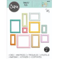 Sizzix Thinlits Die Set 4PK Dimensional Multi Frames