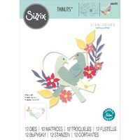 Sizzix Thinlits Die Set 12PK Sweet Birds