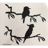 Crafts4U Die Kookaburra and Cockatoo on Branch