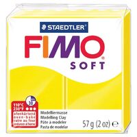 FIMO Soft Oven-Bake Modelling Clay 57g Lemon