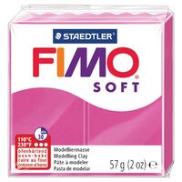 FIMO Soft Oven-Bake Modelling Clay 57g Raspberry