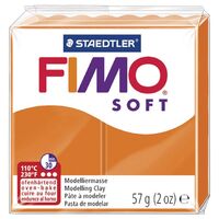 FIMO Soft Oven-Bake Modelling Clay 57g Tangerine