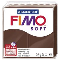 FIMO Soft Oven-Bake Modelling Clay 57g Chocolate