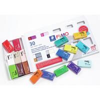 Fimo Professional Soft Polymer Clay Colour Sampler Kit 30/Pkg