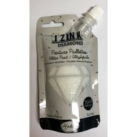Izink Diamond Glitter Paint 80ml Nacre (White)