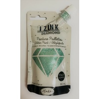 Izink Diamond Glitter Paint 80ml Vert Pastel (Pastel Green)
