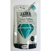 Izink Diamond Glitter Paint 80ml Turquoise