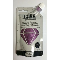 Izink Diamond Glitter Paint 80ml Rose