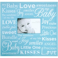12x12 MBI Expressions Post Bound Album with Window Baby Blue
