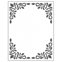 Crafts4U Embossing Folder 10.5cm x 14.5cm Decorative Frame One