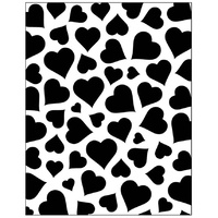 Crafts4U Embossing Folder 10.5cm x 14.5cm Heart