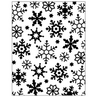 Crafts4U Embossing Folder 10.5cm x 14.5cm Snowflakes