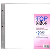 12x12 MBI Refills Post Bound Albums (6 Pack) includes Acid Free Paper & Extension Posts