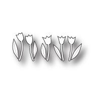 Memory Box Die Tiny Tulips 98834 