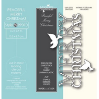 Memory Box Die - Peaceful Merry Christmas 99010
