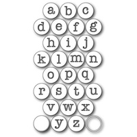 Memory Box Die Contour Typewriter Keys 99170 