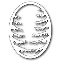 Memory Box Die Pine Branch Oval Frame 99489 