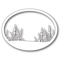 Memory Box Die Wildflower Oval Frame 99635 