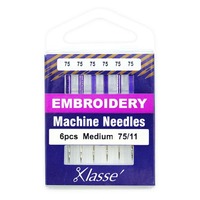 Klasse Machine Embroidery Needles 75/11
