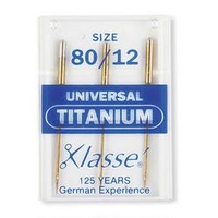 Klasse Titanium Universal Machine Needles Size 80/12 