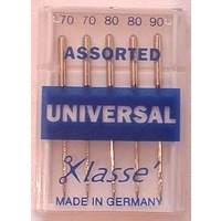 Klasse Universal Needles Assorted 60, 70, 80 
