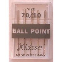 Klasse Ball Point Needles Size 70/10 