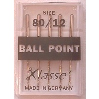 Klasse Ball Point Needles Size 80/12 