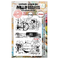 AALL & Create Stamp Set - Stained Geometry