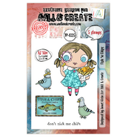 AALL & Create A7 Stamp Set - Fish ‘n Chips