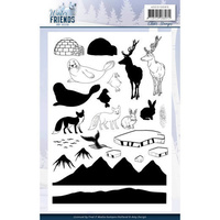 Amy Design Clear Stamps Winter Friends