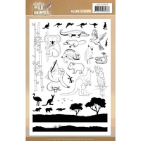 Amy Design Clear Stamps Wild Animals Outback
