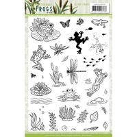 Amy Design Clear Stamps Friendly Frogs