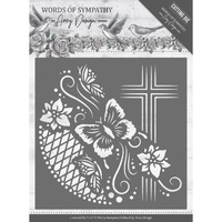 Amy Design Dies Words of Sympathy - Cross Frame ADD10154