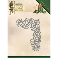 Amy Design Dies Christmas in Gold Golden Corner