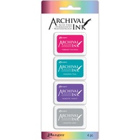 Archival Mini Ink Pad (Kit 4) 4 Colours
