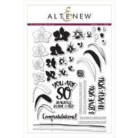 Altenew Oriental Orchid Stamp Set