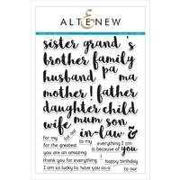Altenew Family Matters Stamp Set 
