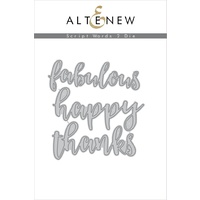 Altenew Script Words 2 Die Set ALT1845