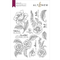 Altenew Engraved Flowers Stamp Set
