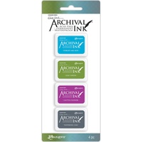 Wendy Vecchi Archival Mini Ink Pad (Set 2) 4 Colours
