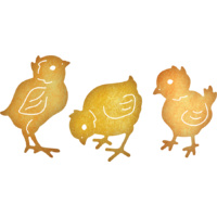Cheery Lynn Designs B528 Chicks Die Set of 3 