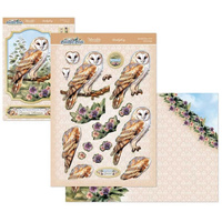 Hunkydory Crafts Beautiful Birds Deco-Large Set - Beautiful Barn Owl