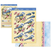 Hunkydory Crafts Beautiful Birds Deco-Large Set - Brilliant Blue Tit