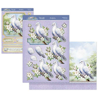 Hunkydory Crafts Beautiful Birds Deco-Large Set - Delightful Dove
